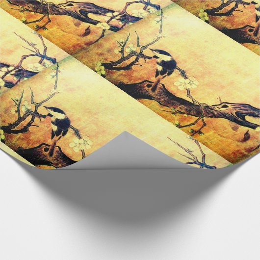 Geel bruin cadeaupapier (Hoek)