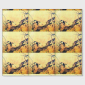 Geel bruin cadeaupapier (Vlak)