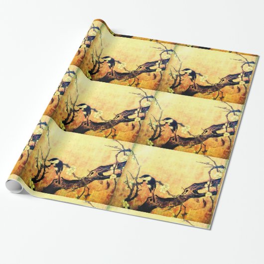 Geel bruin cadeaupapier (Uitgerold)