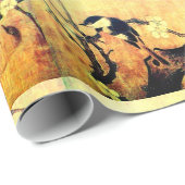 Geel bruin cadeaupapier (Rol Hoek)