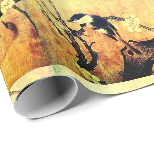 Geel bruin cadeaupapier (Rol Hoek)