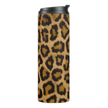 Geel Bruin Zwart Leopard Dierenprint