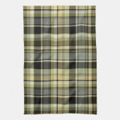 Geel-bruine tartaanpleister. theedoek (Verticaal)