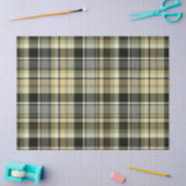 Geel-bruine tartaanpleister. tissuepapier (Craft)