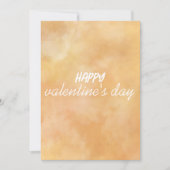 Geel - Bruine Valentijnsdag Feestdagenkaart (Voorkant)