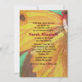  GEEL BUTTERFLY Bat Mitzvah Uitnodiging (Voorkant)