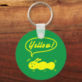 Geel! Button Sleutelhanger (Voorkant)