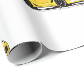 Geel C7 Corvette inpakpapier (Rol Hoek)