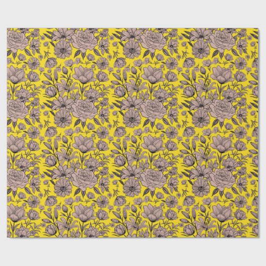 Geel Cadeaupapier (Vlak)