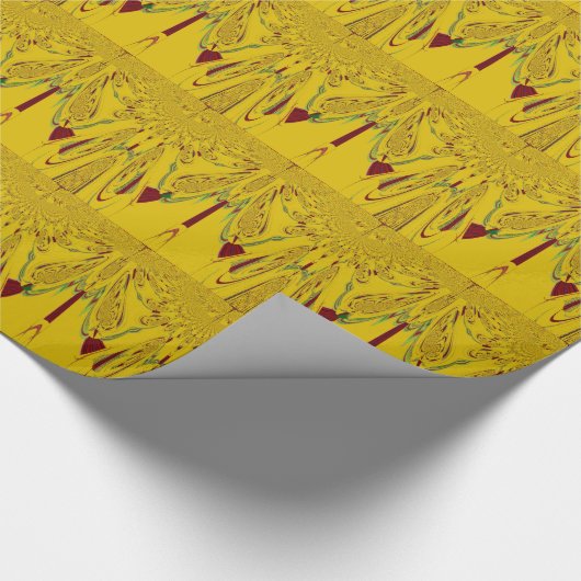 Geel Cadeaupapier (Hoek)