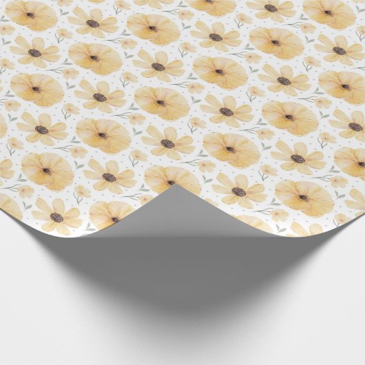  geel cadeaupapier (Hoek)