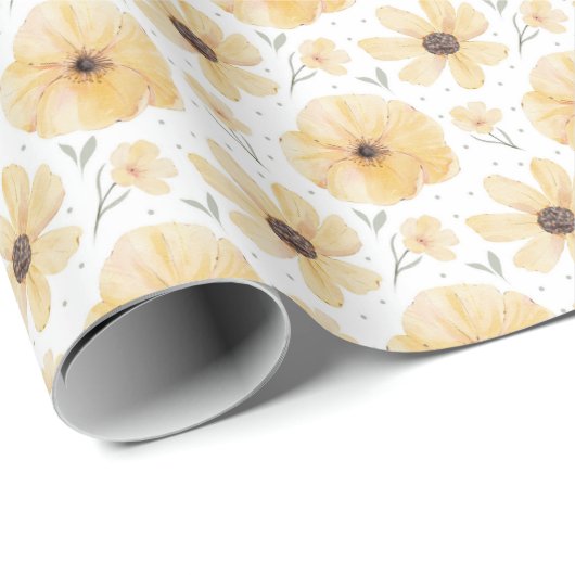 geel cadeaupapier (Rol Hoek)