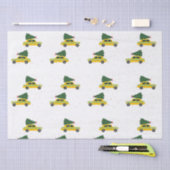  geel café Taxi-kerstpatronen Tissuepapier (Craft)