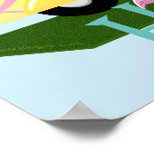 Geel Camper Sweet Home Poster (Hoek)