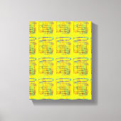 Geel... Canvas Afdruk (Voorkant)