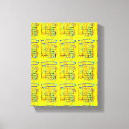 Geel... Canvas Afdruk