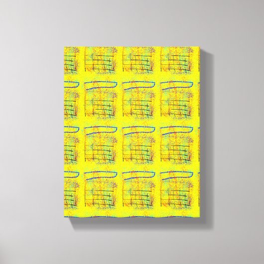 Geel... Canvas Afdruk (Voorkant)