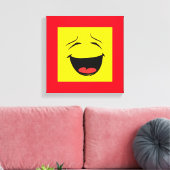 GEEL CANVAS AFDRUK (Insitu (Woonkamer))