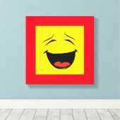 GEEL CANVAS AFDRUK (Insitu (Houten vloer))