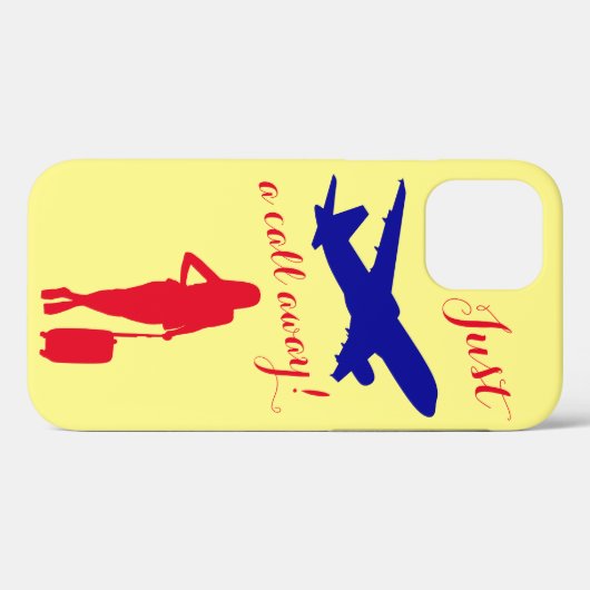 Geel Case-Mate iPhone Case (Achterkant (horizontaal))