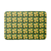 Geel Celandine Poppy Floral Pattern Badmat (Voorkant)