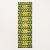 Geel Celandine Poppy Floral Pattern Yogamat (Voorkant)