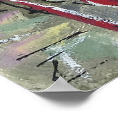 Geel, Cello, Mellow Poster (Hoek)