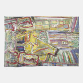 Geel, Cello Theedoek (Horizontaal)