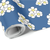 Geel centered Daisy Wrapping Paper Cadeaupapier (Rol Hoek)