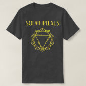Geel Chakra Solar Plexus T-shirt (Design voorkant)