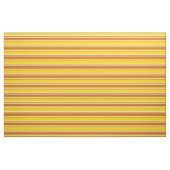 Geel, chocolade en beige patroon stof (Fat Quarter)