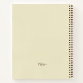 Geel Christelijk werkwoord 31:3 Verse Recipe Book Notitieboek (Achterkant)