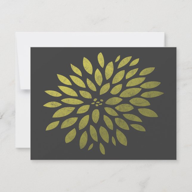 Geel chrysanthemum (Voorkant)