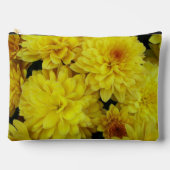 Geel chrysanthemum Blooms Floral Etui (Voorkant)