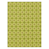 Geel Chrysanthemum Floral Abstract gepatterd Tafelkleed (Voorkant)