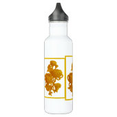 Geel chrysanthemum waterfles  (Links)