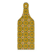 Geel citroen bloei patroon snijplank (Voorkant)