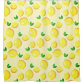 Geel citroen douchegordijn (Voorkant)