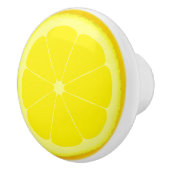 Geel citroen plak knop handvat (Rechts)