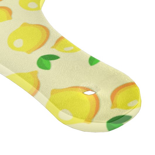 Geel citroen snijplank (Hoek)