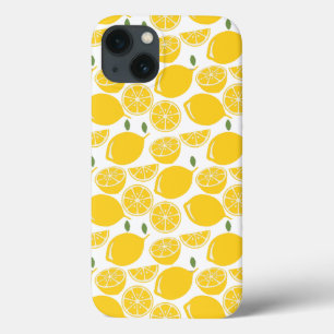 Geel citroenpatroon Case-Mate iPhone case