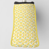 Geel citroenpatroon golfheadcover (Draai 90)