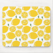 Geel citroenpatroon muismat (Voorkant)