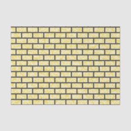 Geel, Classic, 8-bits geïnspireerd patroon van ste Tissuepapier