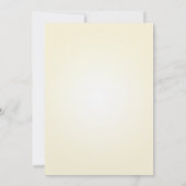 Geel Classic herfst esdoorn bladeren bruiloft Kaart (Achterkant)