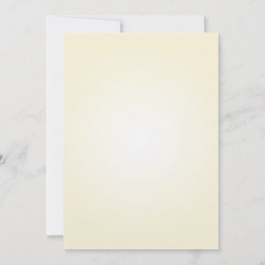 Geel Classic herfst esdoorn bladeren bruiloft Kaart (Achterkant)