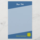 Geel Clover Ribbon door Kenneth Yoncich Flyer (Achterkant)