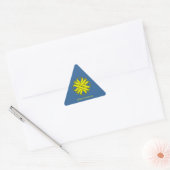 Geel Clover Ribbon door Kenneth Yoncich Sticker (Envelop)
