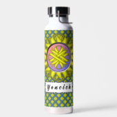 Geel Clover Ribbon door Kenneth Yoncich Waterfles