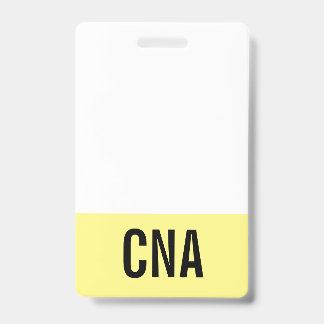 Geel CNA-badge dubbelzijdig Badge